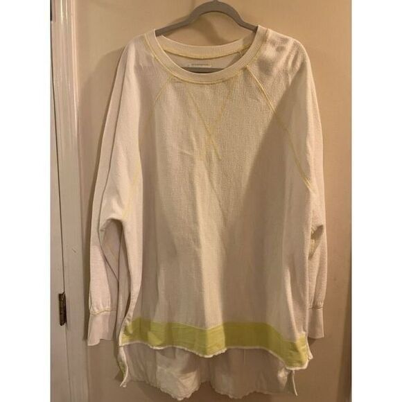 Urban Outfitters Crew Neck Tunic Cotton Top Pullover Sweatshirt Size M - Picture 1 of 4